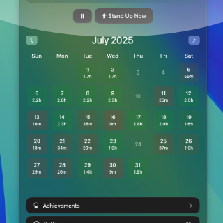 Visual History screenshot