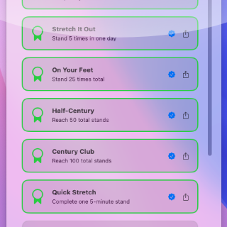 Achievements screenshot